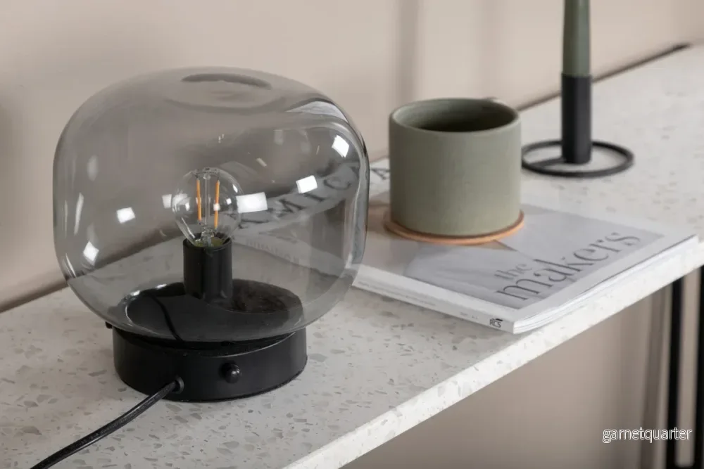Bollonelie bordslampa, svart - Bild 3