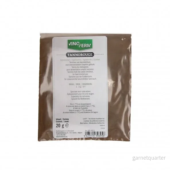 Vinoferm Tannorouge tanniner 20g Vinoferm Tannorouge tanniner 20g