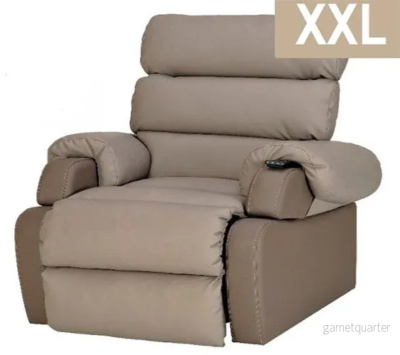 XXL COCOON” vil-/loungefåtölj. 65 cm. Lyft-/sänkfunktion. Brun/Taupe (PU) XXL COCOON” vil-/loungefåtölj. 65 cm. Lyft-/sänkfunktion. Brun/Taupe (PU)