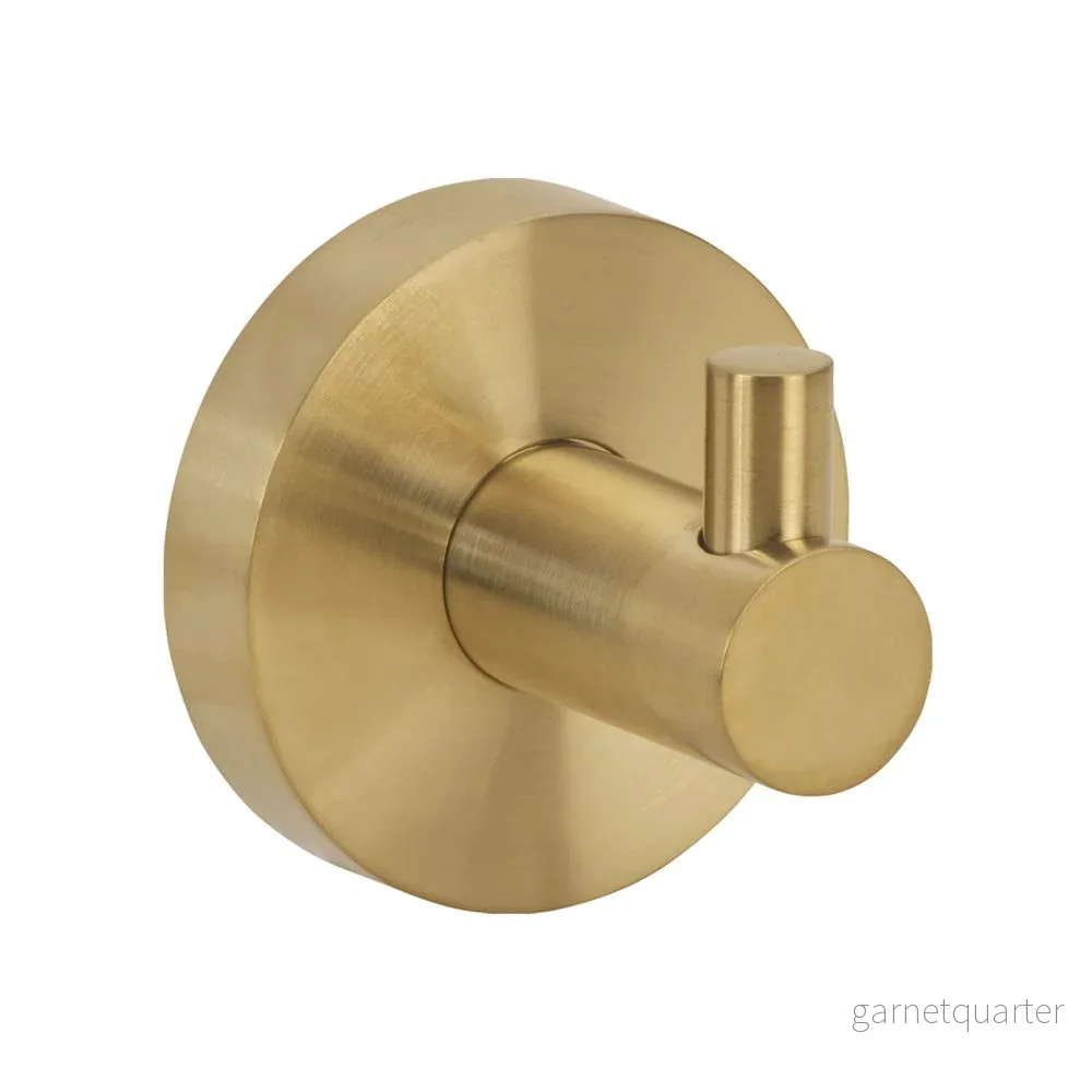Duschbyggarna Handdukskrok Brass Enkel Duschbyggarna Handdukskrok Brass Enkel