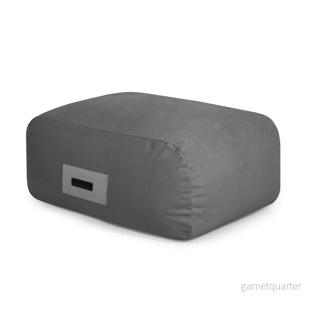 Barnfåtölj  Sittsäck Snug Sittpuff 83 Barcelona Dark Grey