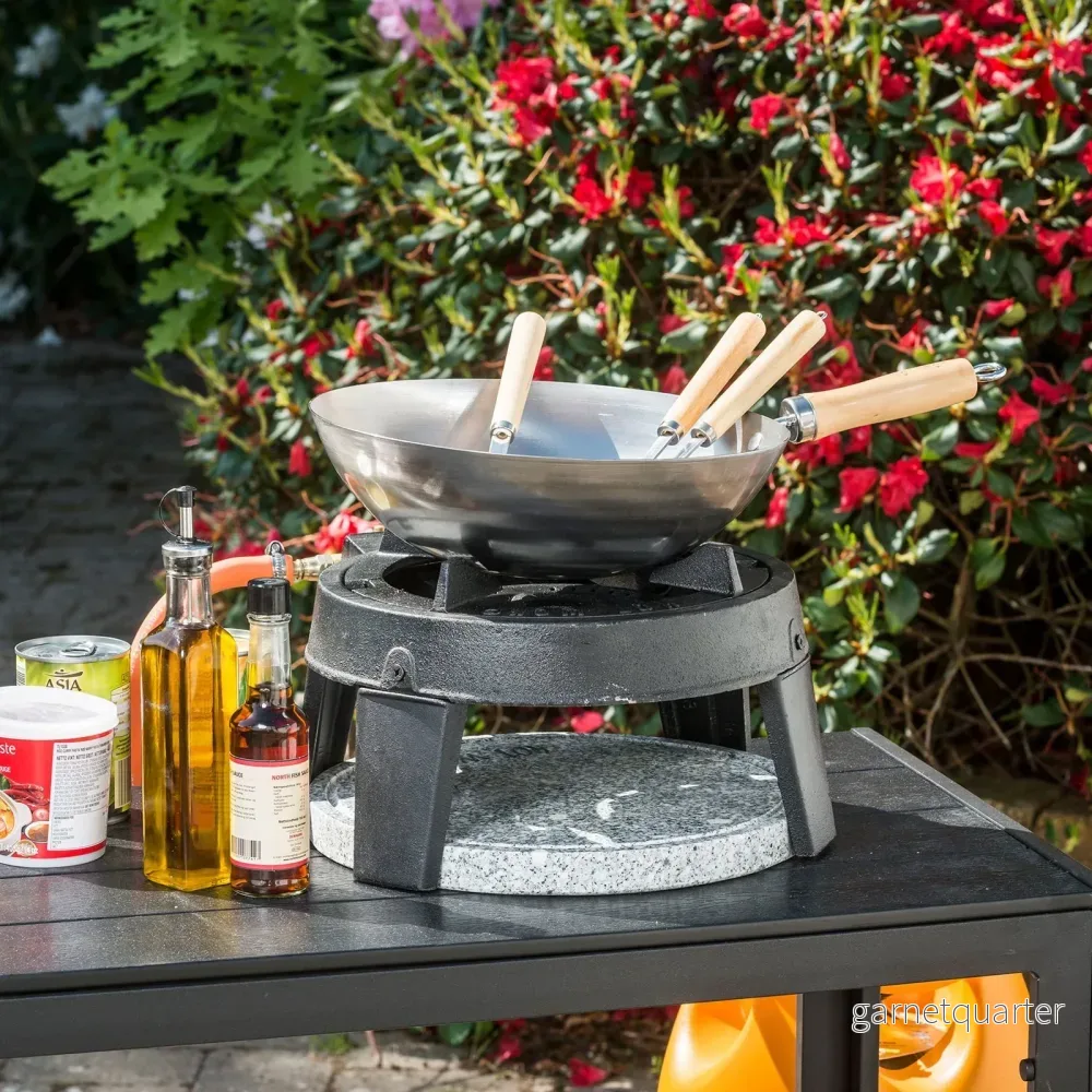 HOT WOK PRO 12 kW gasolbrännare med wokpanna - Hot Wok - Bild 3
