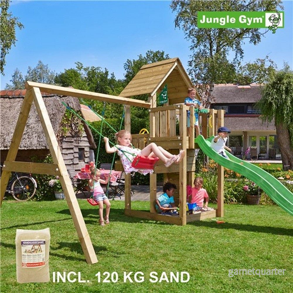 Jungle Gym Lektorn Cubby Swing X´tra Grön Jungle Gym Lektorn Cubby Swing X´tra Grön