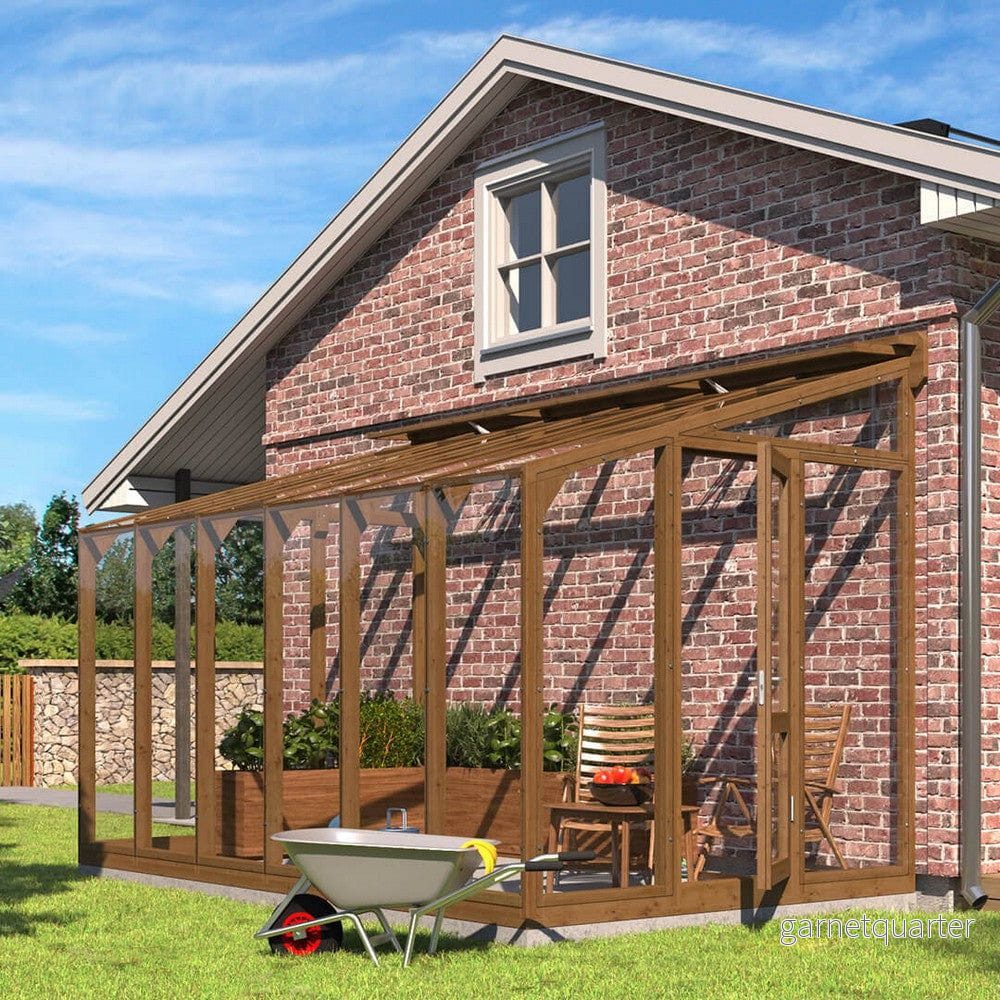 Lähe Väggväxthus LT-3 – 10,6 m² Lähe Väggväxthus LT-3 – 10,6 m²