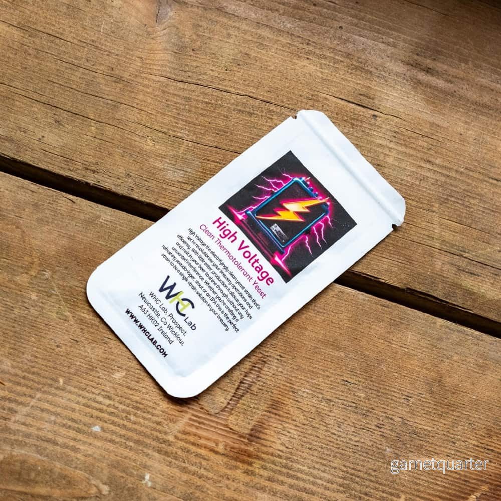 High Voltage – Electrifyingly Clean Thermotolerant Yeast 11g (kveik) – WHC Lab High Voltage – Electrifyingly Clean Thermotolerant Yeast 11g (kveik) – WHC Lab