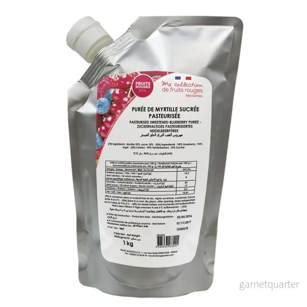 Blåbärspuré 1kg – Fruits Rouges & Co Blåbärspuré 1kg – Fruits Rouges & Co