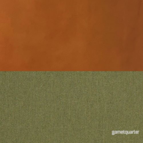 Tärnsjö Mörk Cognac/Grön Heritage Leaf (5cm)
