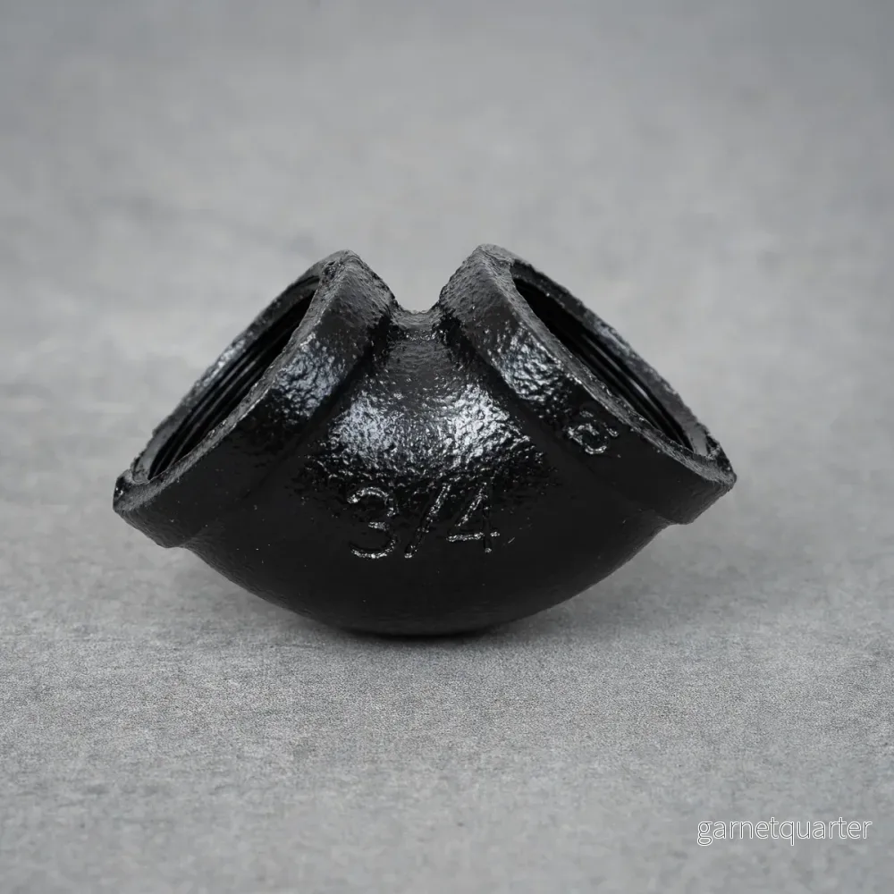 Rörböj 90° - 26 mm - Svartlackerad - Bild 2