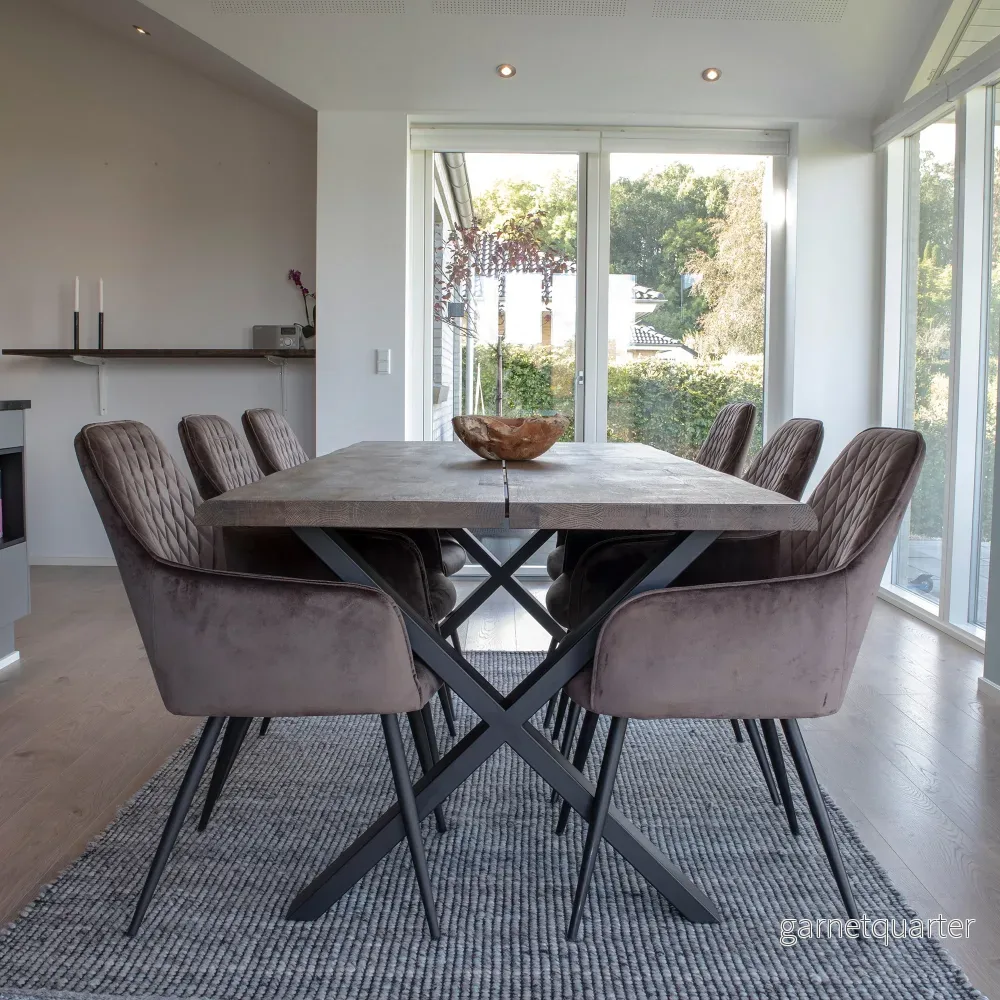 House Nordic Toulon & Harbo matgrupp med 6 stolar - Bild 2