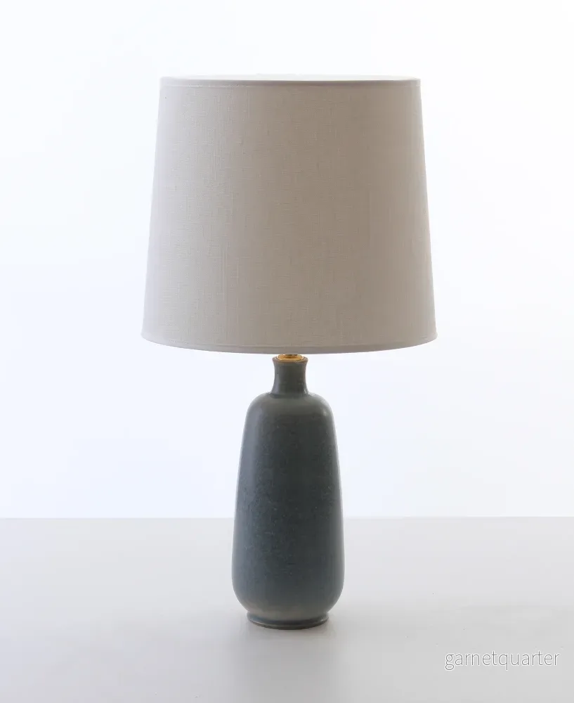 Bordslampa i stengods från Tobo av Erich & Ingrid Triller 1950-tal Nr B163