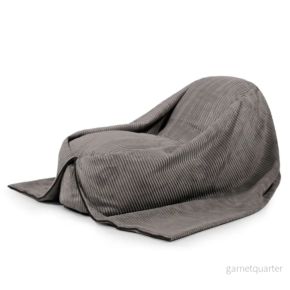 Sittsäck Cocoon 120 Waves Dark Grey - Bild 2