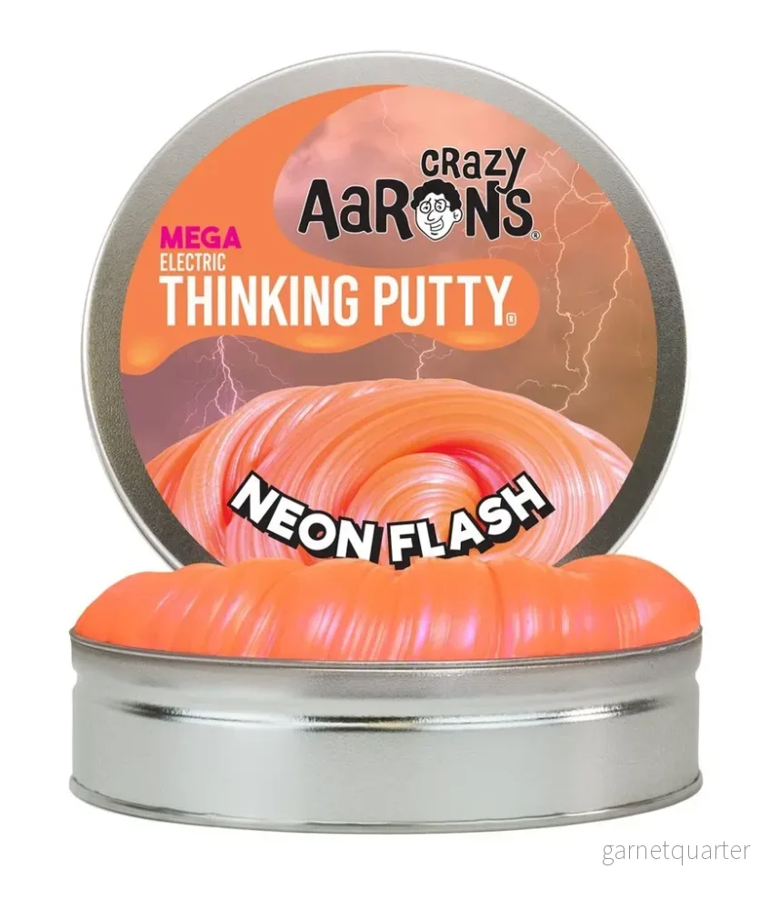 Crazy Aarons Thinking Putty Neon Flash Mega Crazy Aarons Thinking Putty Neon Flash Mega