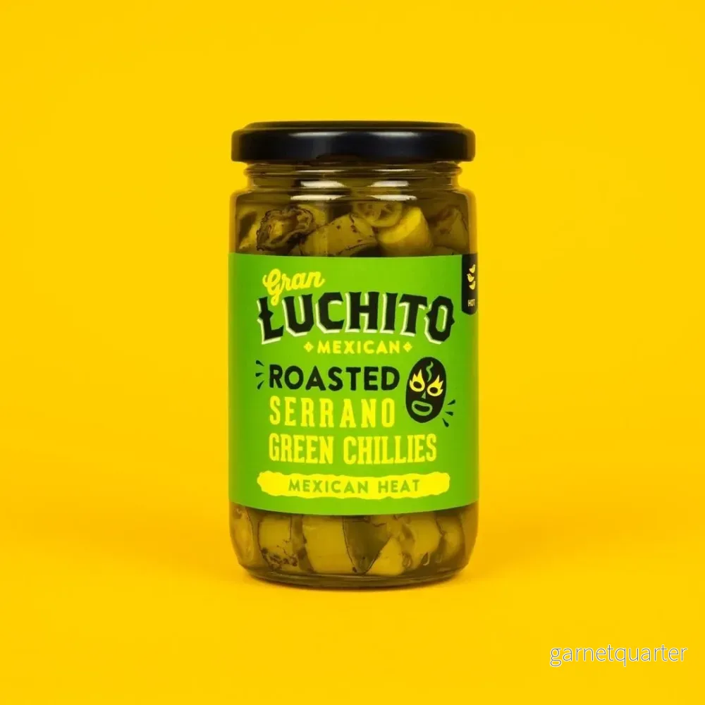 Gran Luchito eldrostade serranochili 215g - Bild 2