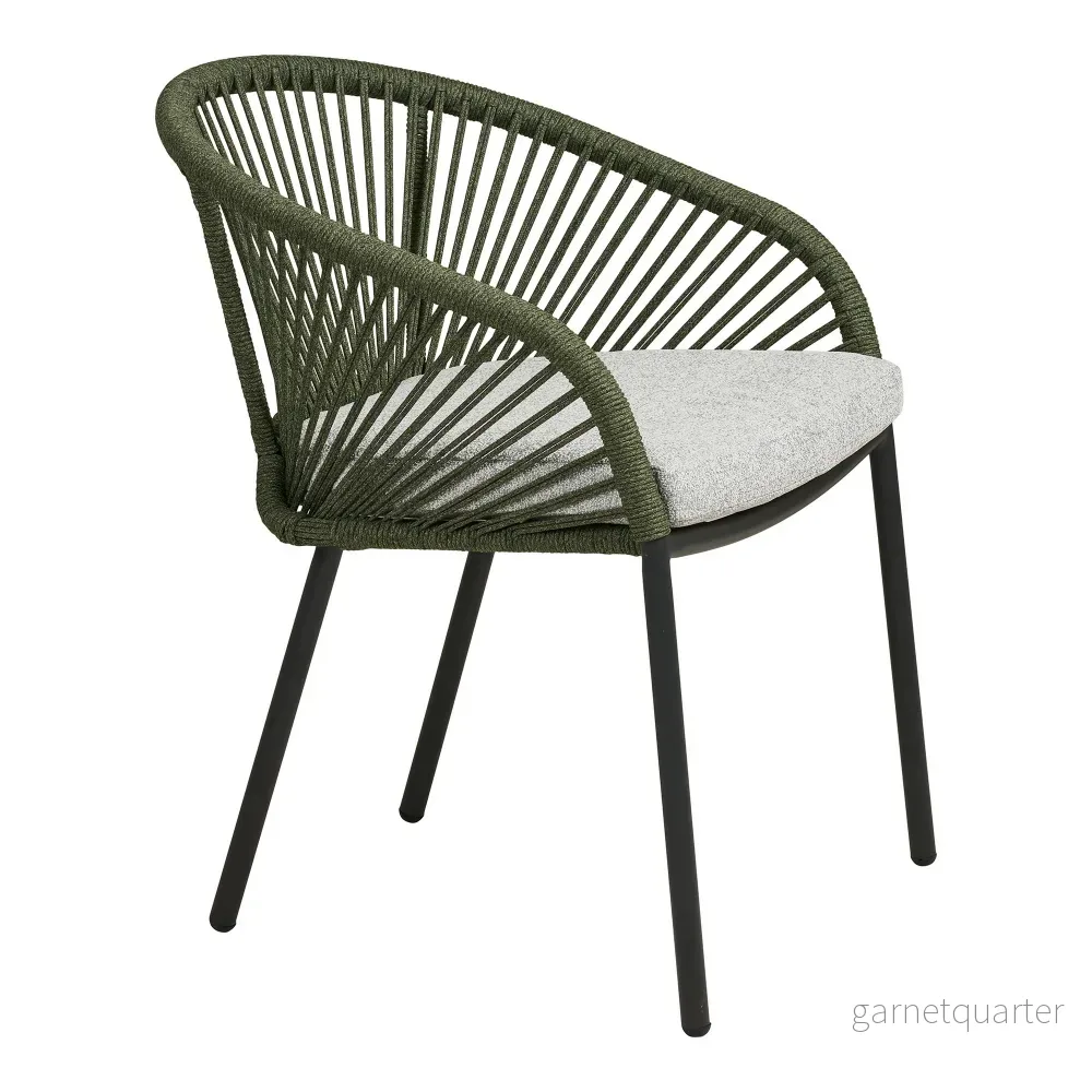 House Nordic Novella utestol grå/grön med dyna 2-pack - Bild 3