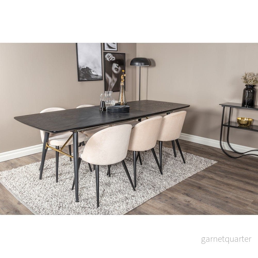 Venture Home Matstol Velvet 2-pack - Bild 3