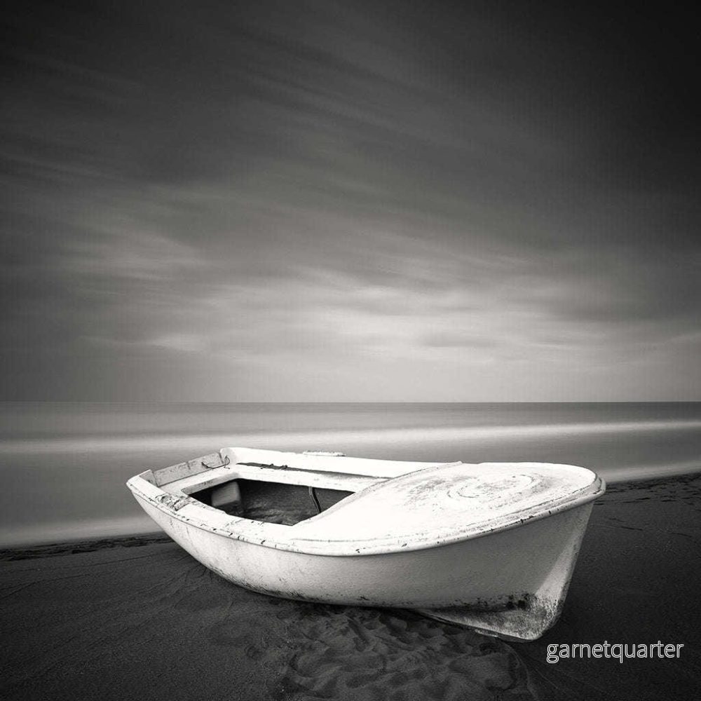 Frang Dushaj – White Boat B42xH42