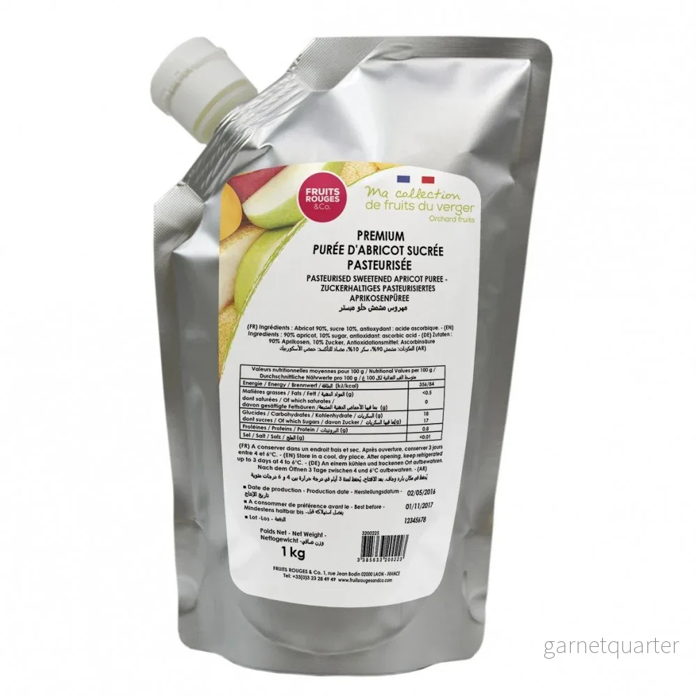 Aprikospuré 1kg – Fruits Rouges & Co Aprikospuré 1kg – Fruits Rouges & Co