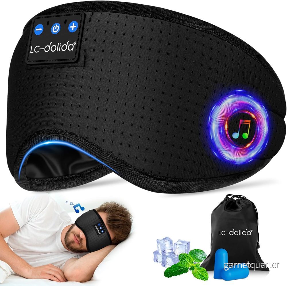 ENJOY Sovmask med Bluetooth – Kylande & perfekt för djup och avslappnande sömn