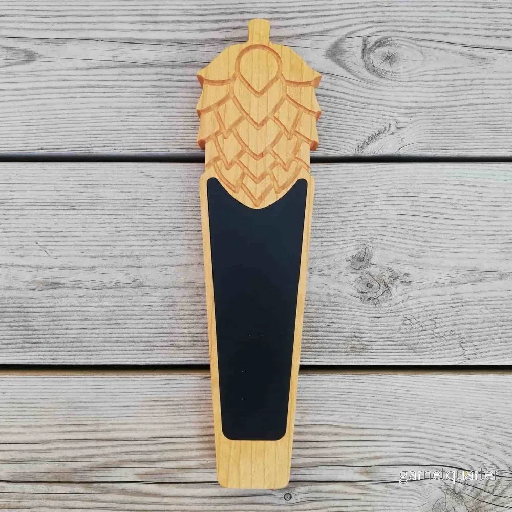Hop Shaped Tap Handle – handtag till tappkran med kritttavla