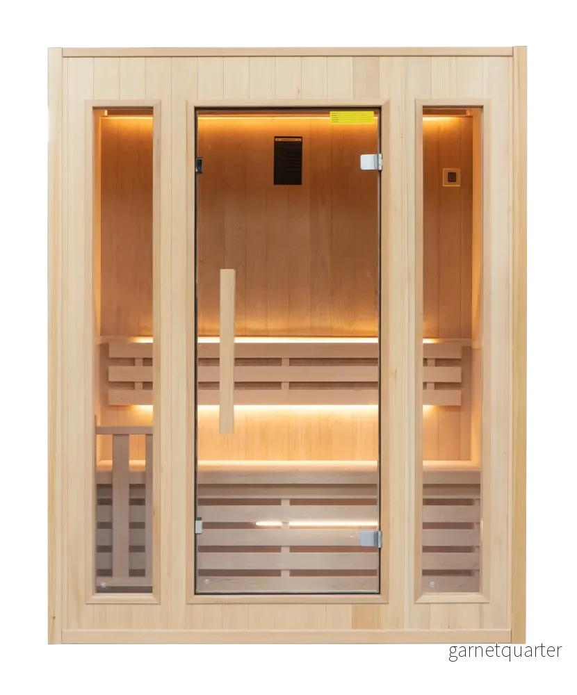 Sauna Vapeur ZEN 3 Personer – Traditionell Finsk Bastu med Harvia Aggregat