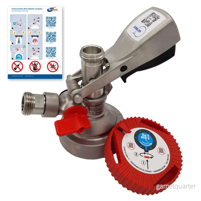 Micro Matic KeyKeg Dispensing Head 5/8 BSP – Fatkoppling Micro Matic KeyKeg Dispensing Head 5/8 BSP – Fatkoppling