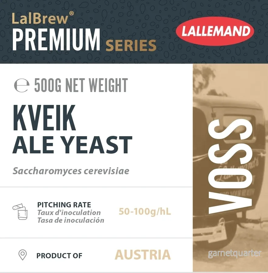 LalBrew Voss Kveik Ale Yeast 500g LalBrew Voss Kveik Ale Yeast 500g