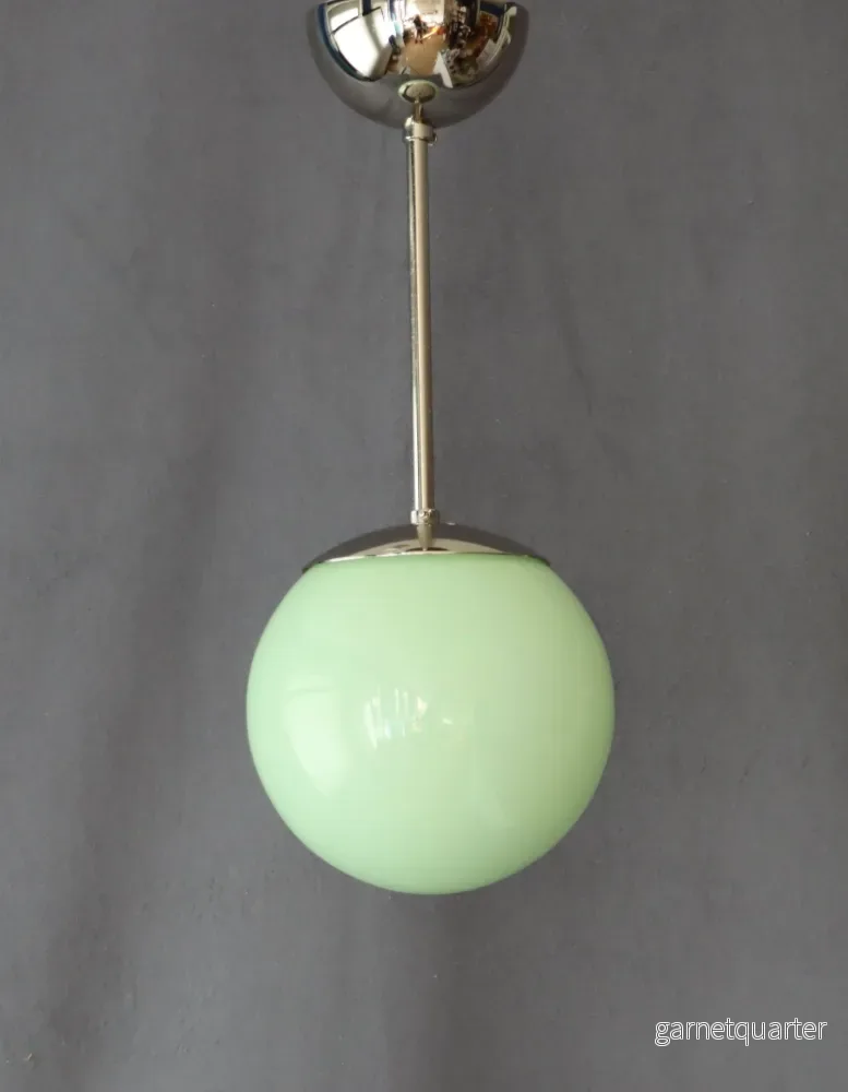 Pendellampa Art Deco Grön Nr P222