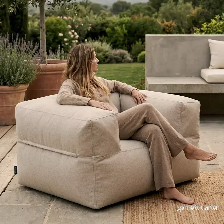 Sittsäck MooG Riviera Beige