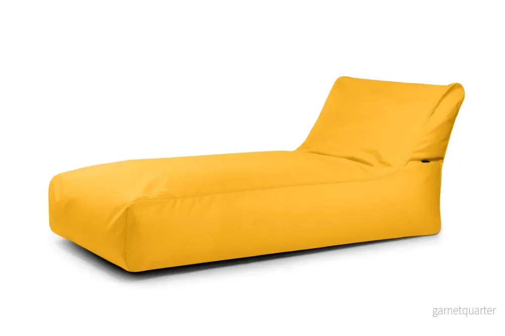 Sittsäck solsäng - sunbed 90 Colorin Yellow