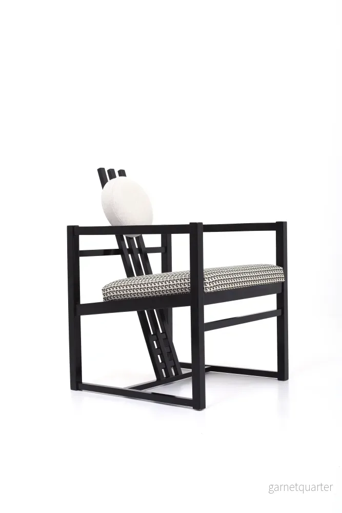 Fåtölj i stil med Gerrit Rietveld och Charles Rennie Mackintosh - Bild 3