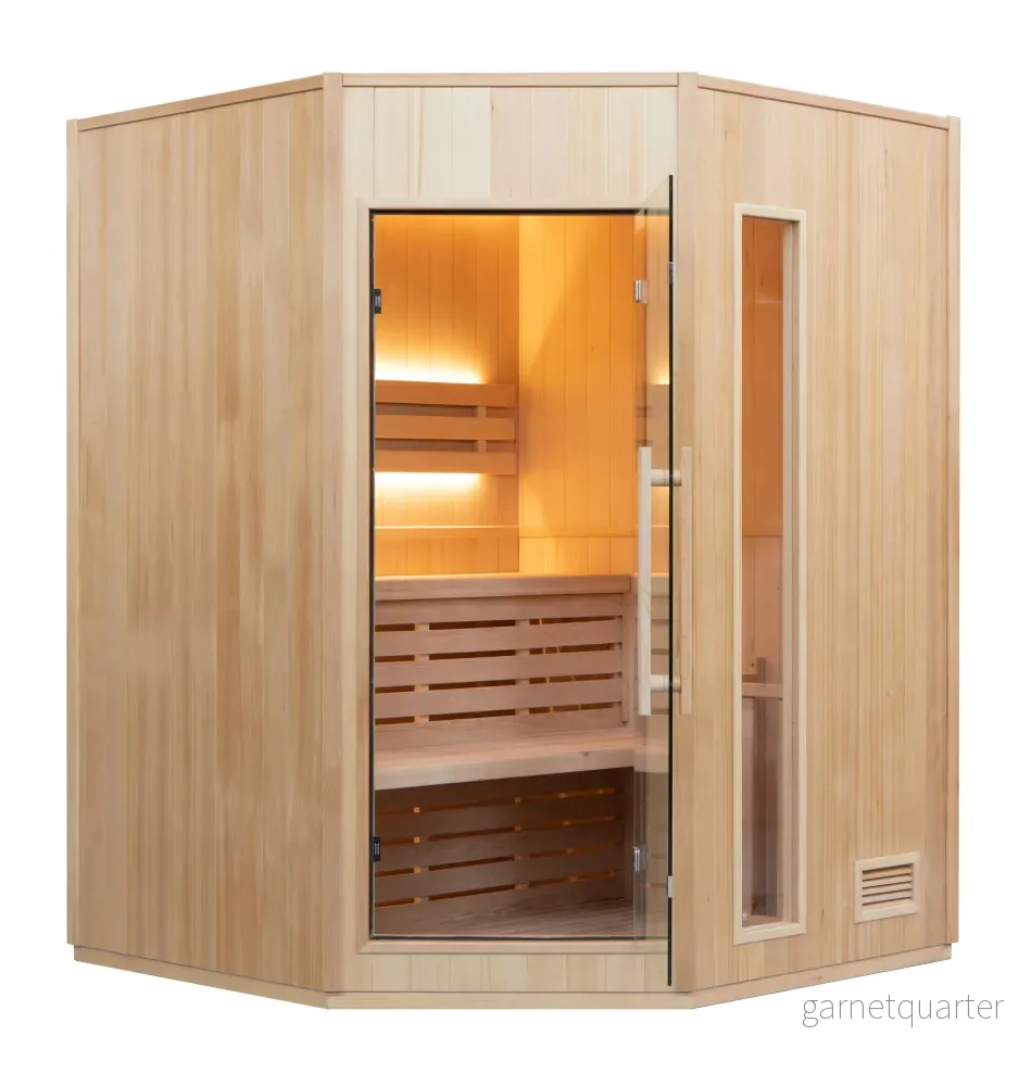 Sauna Vapeur ZEN Angulaire – 3 Personer bastu Sauna Vapeur ZEN Angulaire – 3 Personer bastu