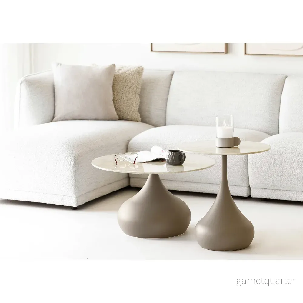 House Nordic Pienza soffbord 2-pack – khaki - Bild 3