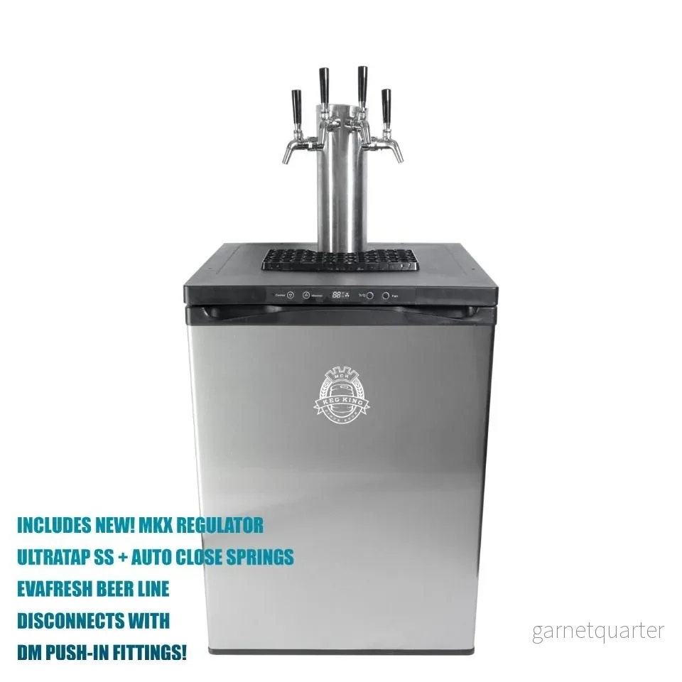FasTap Edition KegMaster Series XL Kegerator – Fyra tappkranar – Keg King FasTap Edition KegMaster Series XL Kegerator – Fyra tappkranar – Keg King