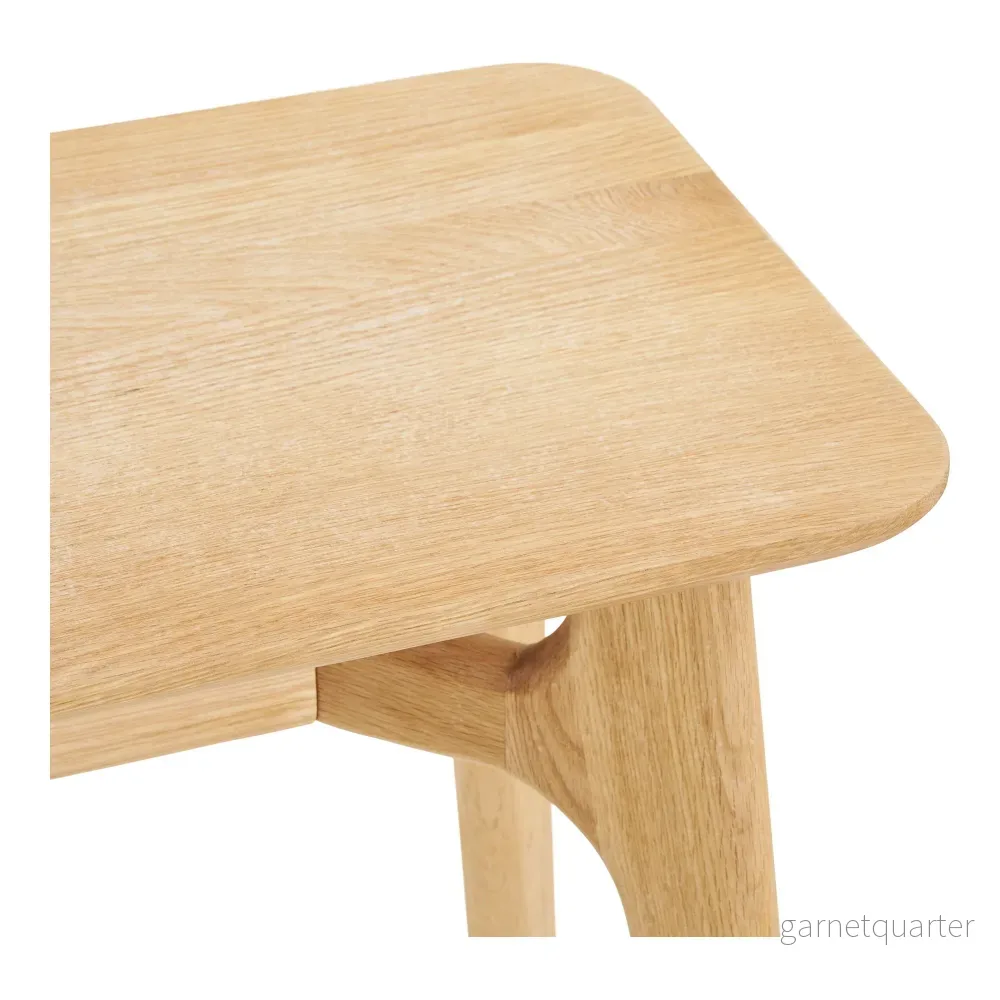 House Nordic Rennes avlastningsbord 100×35×81 cm – ek - Bild 3