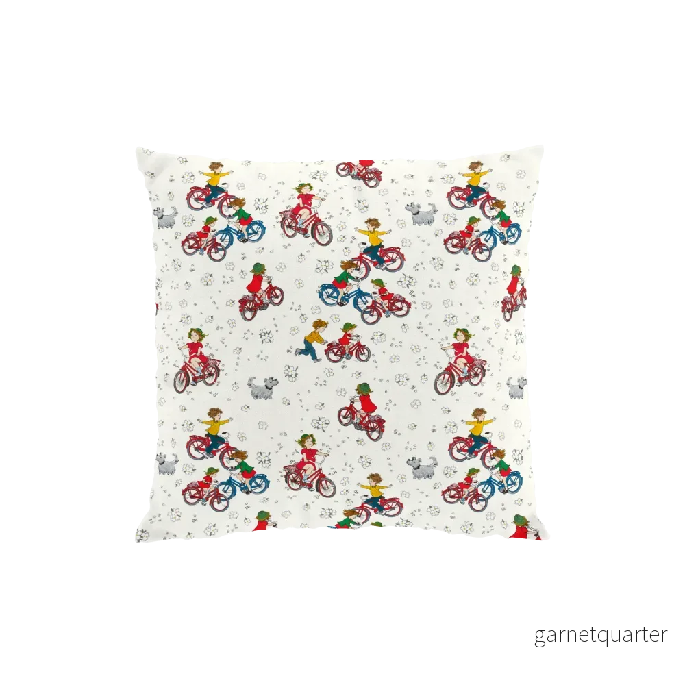 Arvidssons Textil Lotta cyklar kuddfodral Arvidssons Textil Lotta cyklar kuddfodral