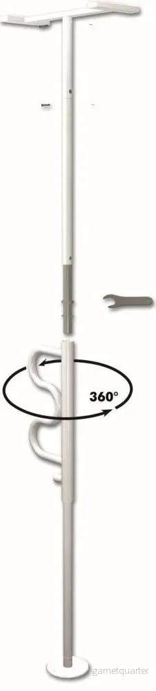 "Security Pole" - Säkerhetsgrepp från golv till tak med 360° rotation. Säker och enkel att installera. - Bild 3