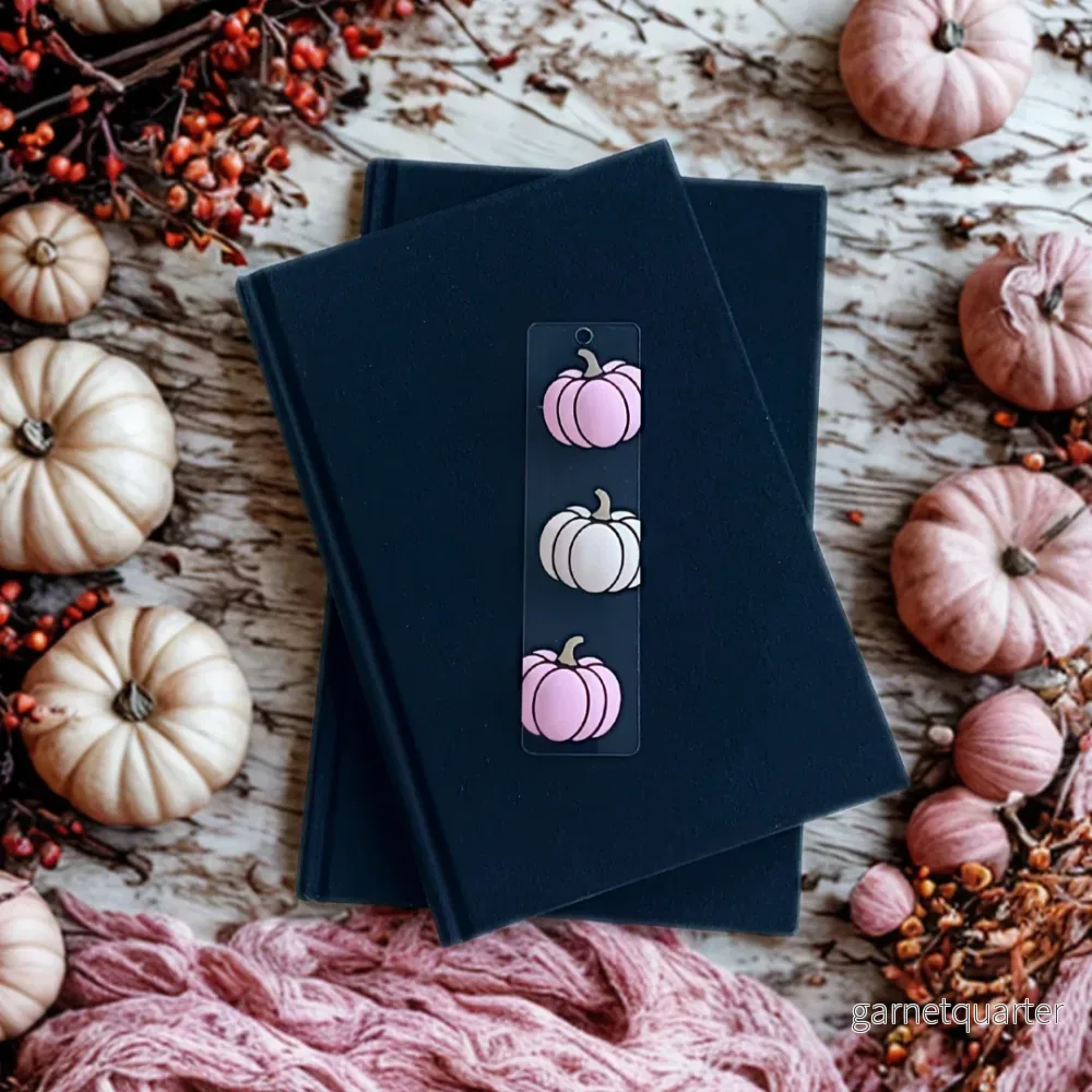 Bokmärke - Pink pumpkin