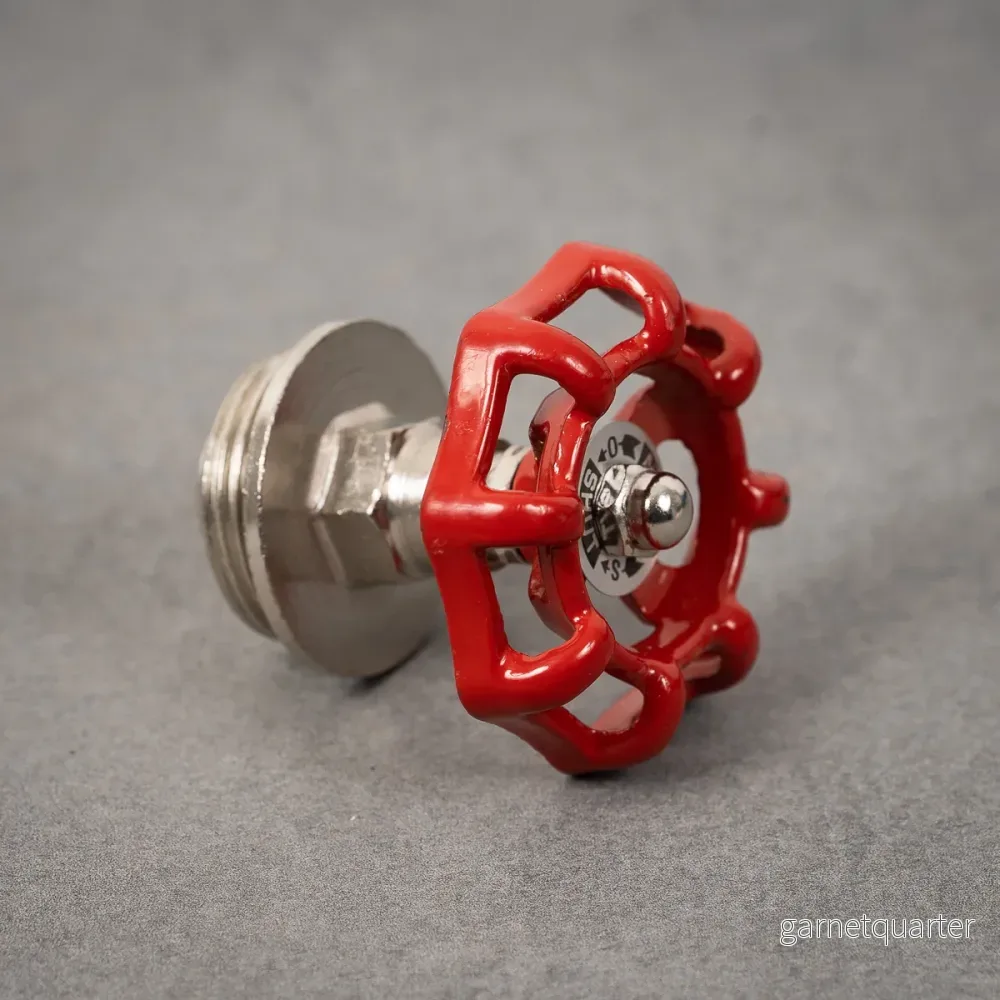 Handvred - 32 mm - Röd / silver