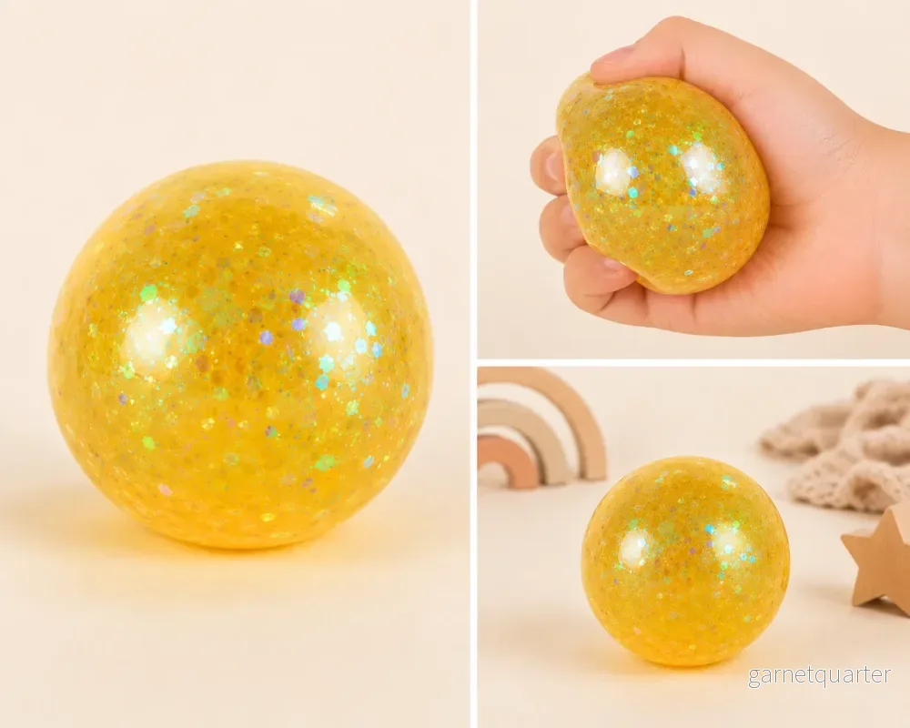 Glitter Squishy Ball - Bild 3