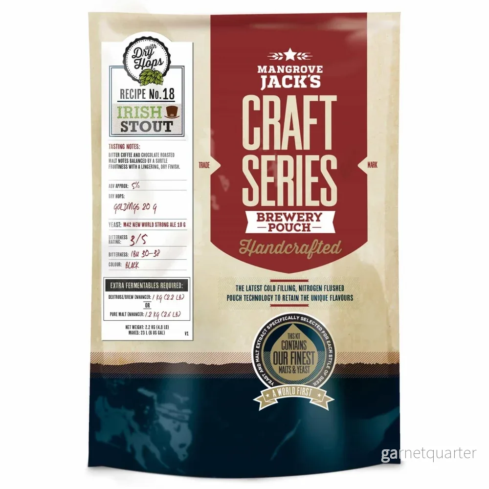 Craft Series Irish Stout with Golding Hops – 2,2kg Craft Series Irish Stout with Golding Hops – 2,2kg