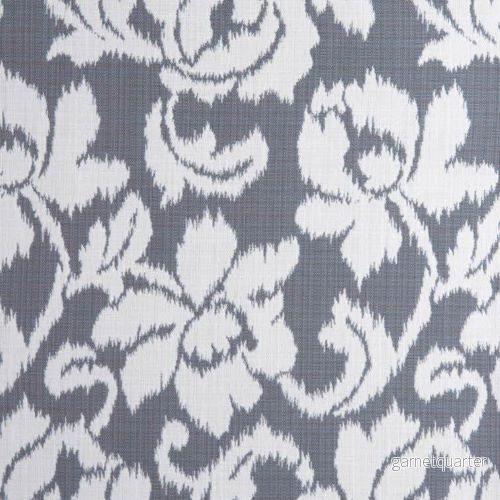 Grå Ikat (vit blomma) 7cm