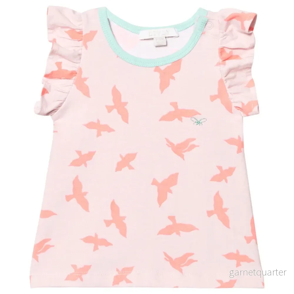 Livly Angel Sleeve Top Pink Luna