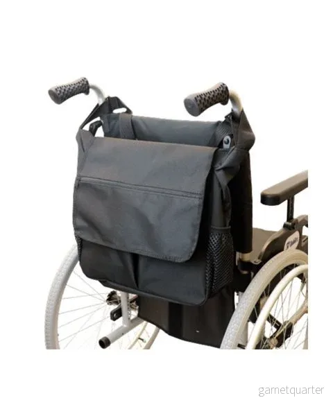 Svart rullstolsväska 35x31x12 cm – Praktisk och klassisk axelväska för din rullstol Svart rullstolsväska 35x31x12 cm – Praktisk och klassisk axelväska för din rullstol