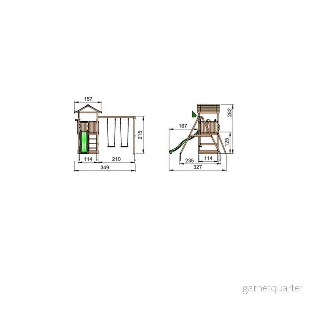 Jungle Gym Lektorn House Swing X´tra - Bild 2