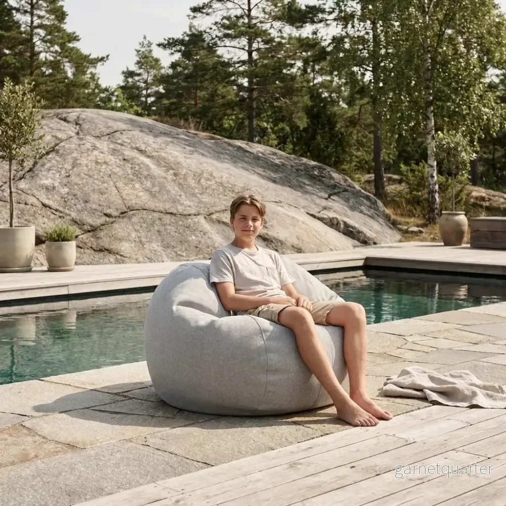 Barnfåtölj Roll 80 Riviera Light Grey Barnfåtölj Roll 80 Riviera Light Grey