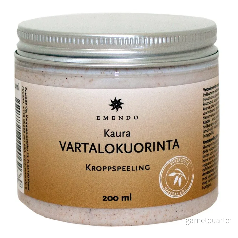 Emendo Emendo Kroppspeeling Havre 200 ml Emendo Emendo Kroppspeeling Havre 200 ml
