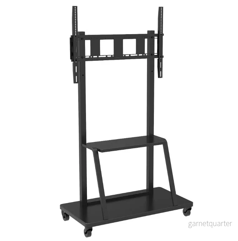 Wolff Mount Flyttbar presentations-TV-möbel | Skärmar 55-100 tum | Vikt upp till max 130 kg | VESA 600×800 | Universell
