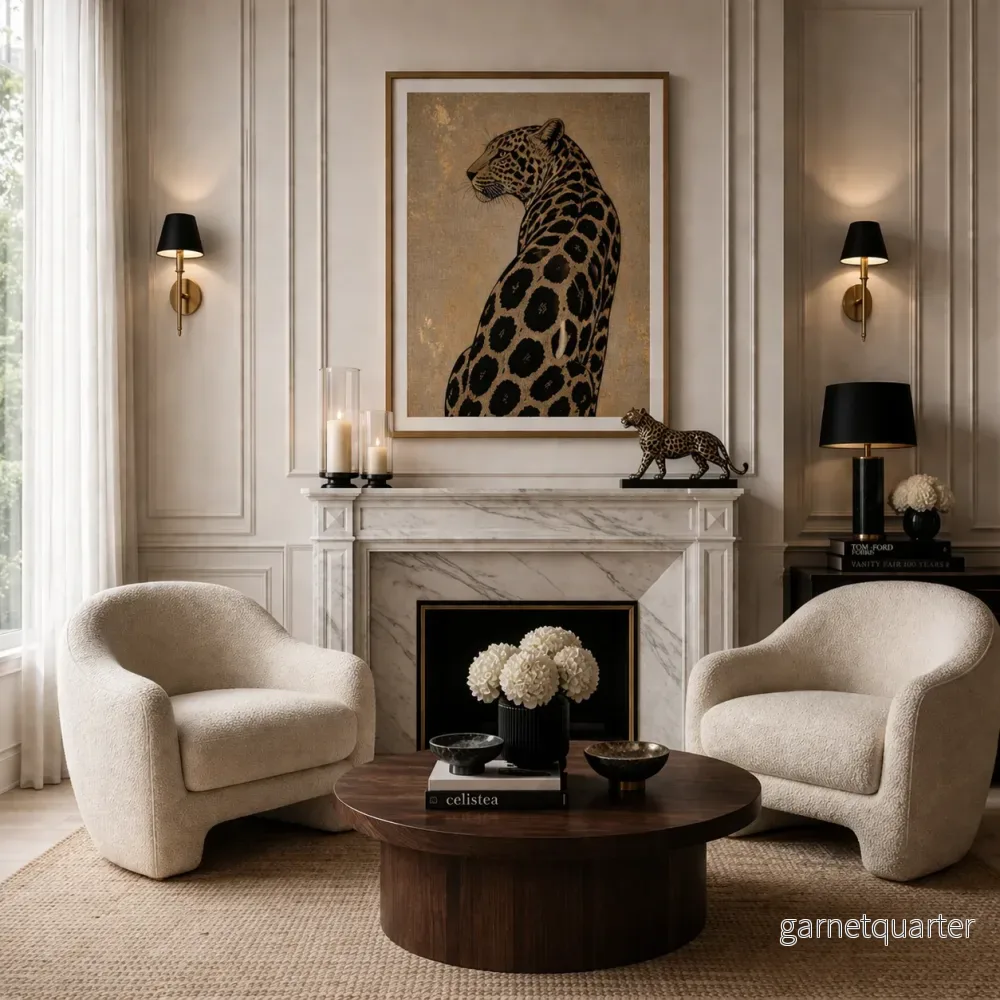 CELISTEA ATELIER Leopard Élite – Leopard Canvas Tavla – Elegant Djurmotiv i Guld och Svart (Premium Duk) CELISTEA ATELIER Leopard Élite – Leopard Canvas Tavla – Elegant Djurmotiv i Guld och Svart (Premium Duk)