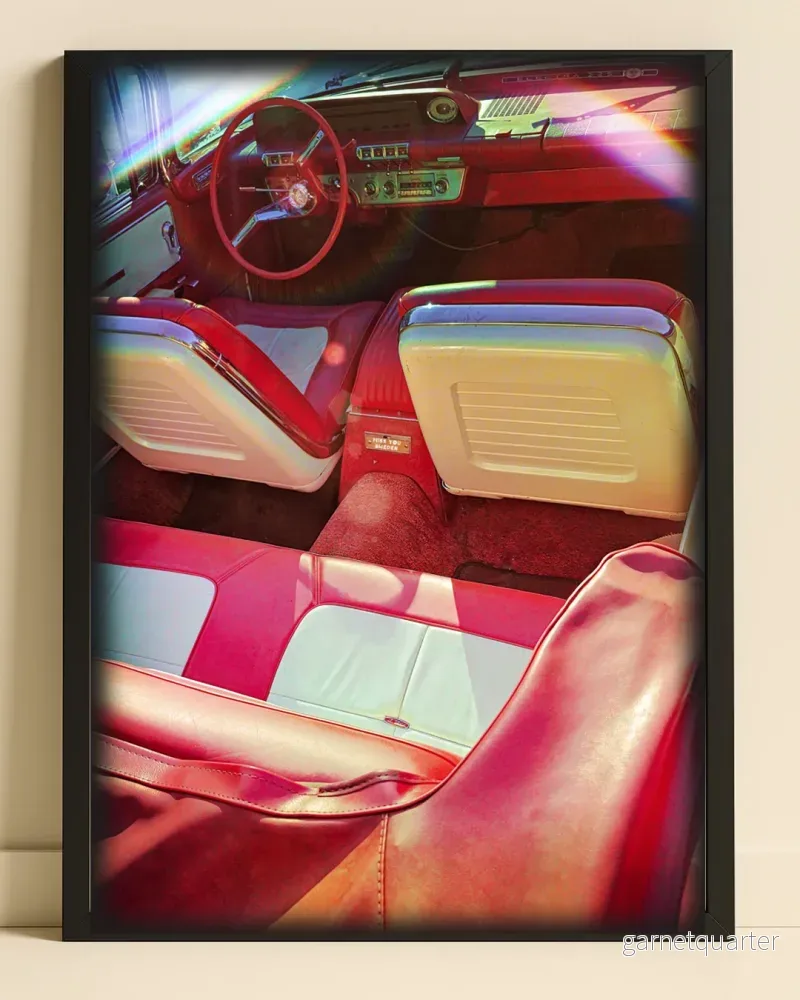 Cadillac De Ville – Retroposter