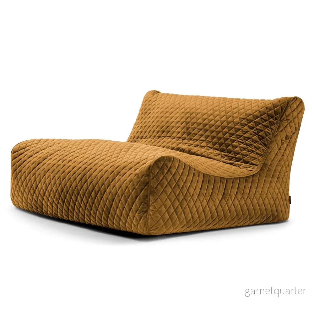 Sittsäck Soffa Lounge Lure Luxe Mustard